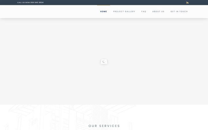 Screenshot ta' eveningstarconstruction.co.za