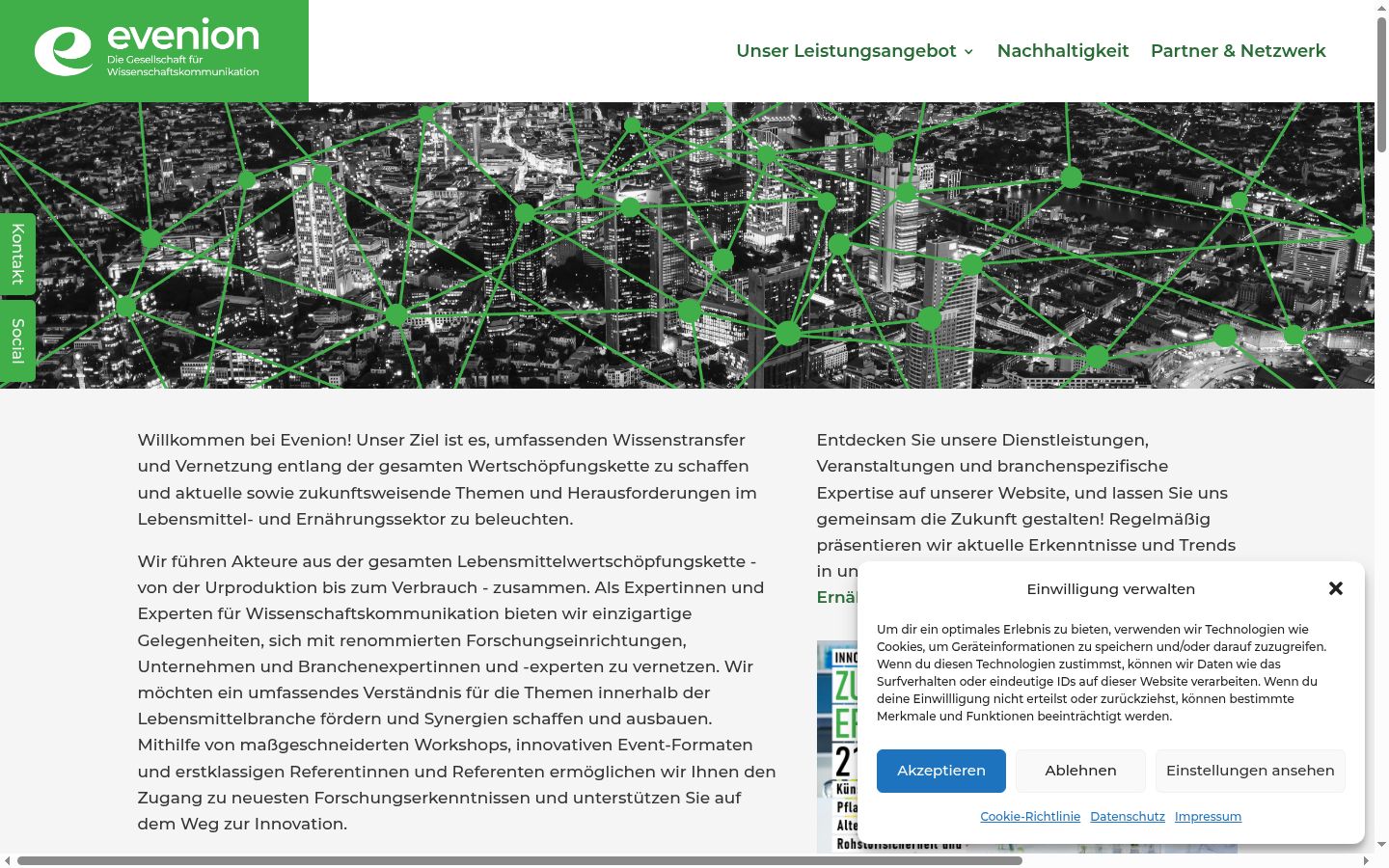 Screenshot tal-banner tal-kunsens muri qabel kwalunkwe interazzjoni