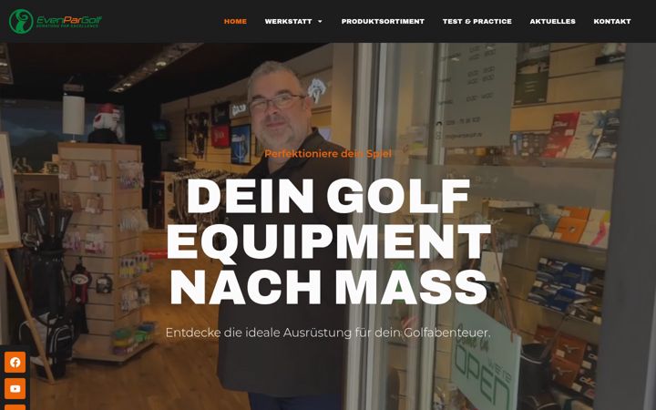 Screenshot of evenpargolf.de