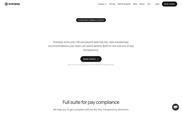 Skærmbillede af evenpay.io