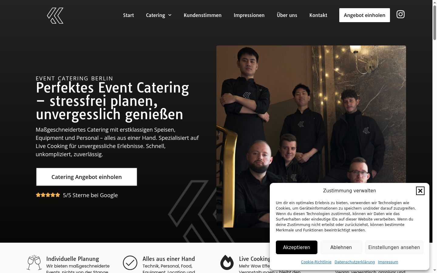 Screenshot tal-banner tal-kunsens muri qabel kwalunkwe interazzjoni