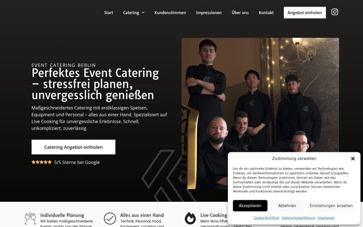 Screenshot of event-catering-berlin.de