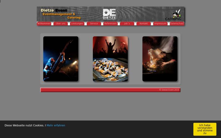 Screenshot of event-dietze.de