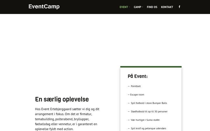 Screenshot of event-ertebjerggaard.com