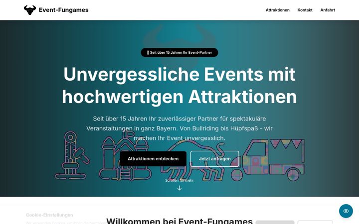 Screenshot of event-fungames.de