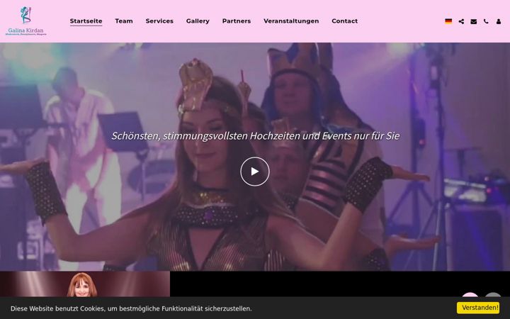 Screenshot of event-galina.de