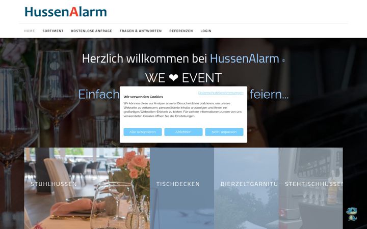 Screenshot of event-glashaus.de