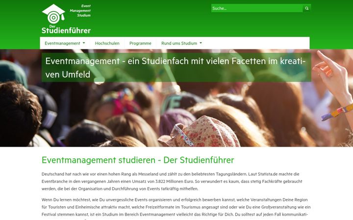 Screenshot of event-management-studium.de