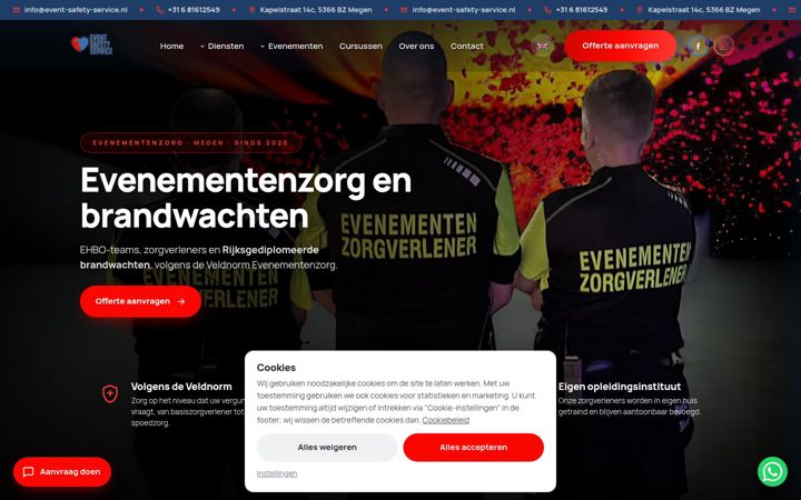 Zrzut ekranu event-safety-service.nl