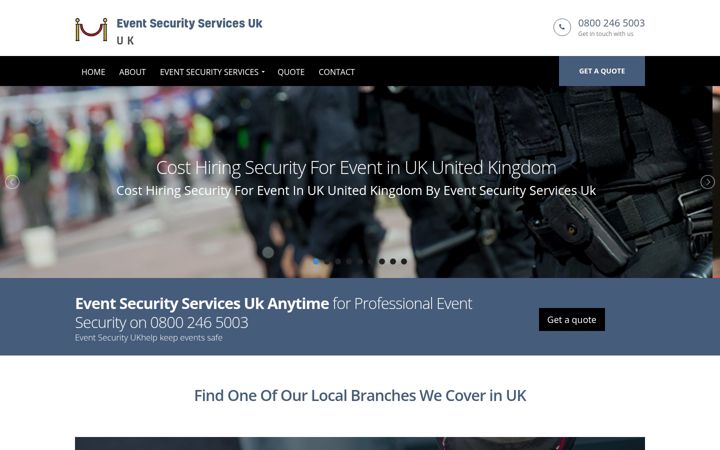 Captura de pantalla de event-security-services-in-the-uk.co.uk