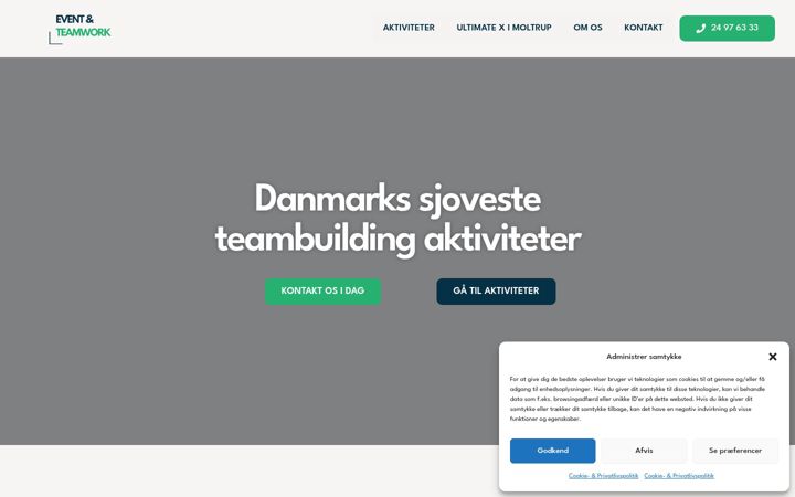 Zrzut ekranu event-teamwork.dk