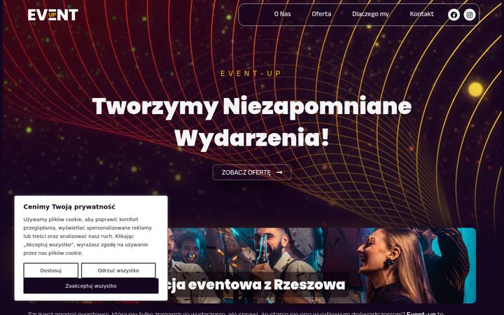 Screenshot of event-up.rzeszow.pl