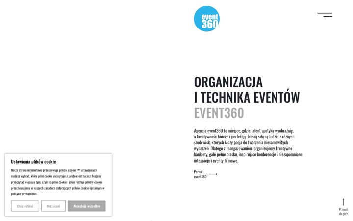 Screenshot of event360.pl