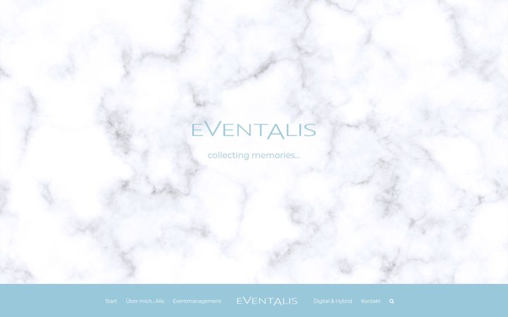 Skärmbild av eventalis.de