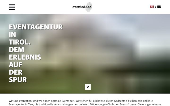 Screenshot of eventation.at