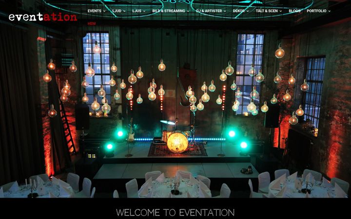 Ekraanipilt saidist eventation.se