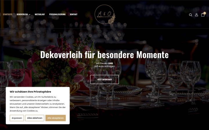Screenshot of eventausstatter-ao.de