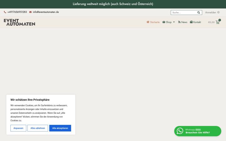 Screenshot of eventautomaten.de