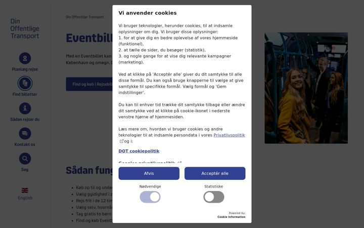 Ekrano kopija eventbillet.dk