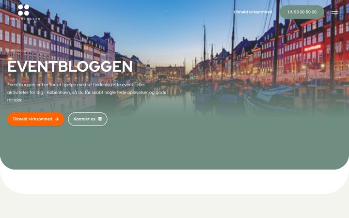 Ekrano kopija eventbloggen.dk