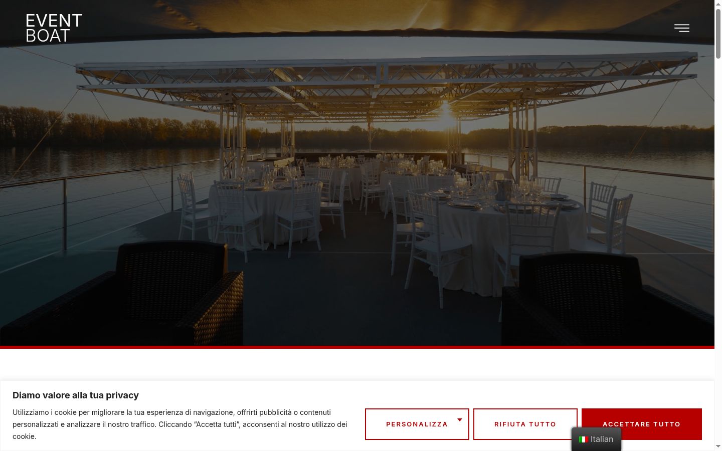 Capture d'écran de la bannière de consentement affichée avant toute interaction