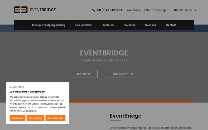 Zrzut ekranu eventbridge.nl