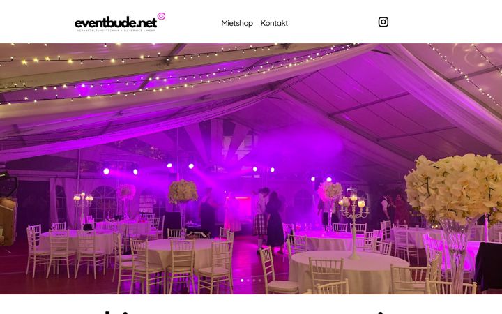 Skjámynd af eventbude.net