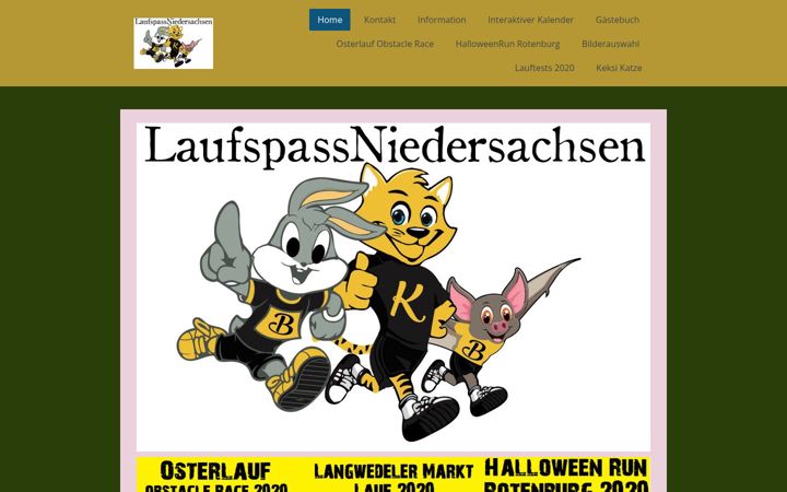 Kuvakaappaus sivustosta eventcats.de
