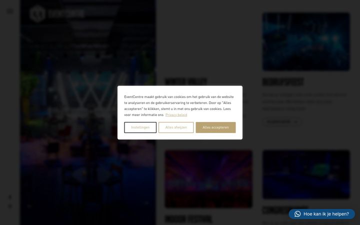 Zrzut ekranu eventcentreaquabest.nl