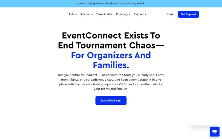 Screenshot of eventconnect.io