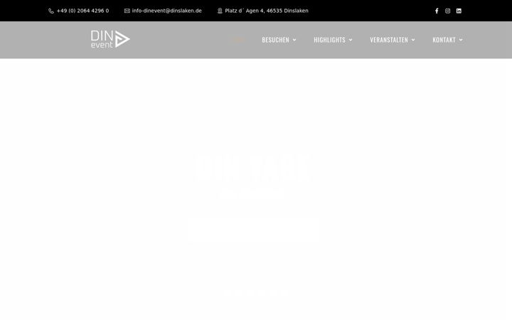 Screenshot of eventconventbureaus-dinslaken.de