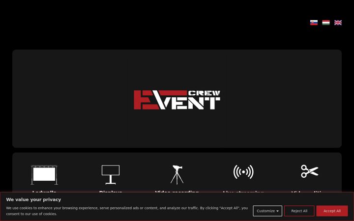 Screenshot di eventcrew.sk