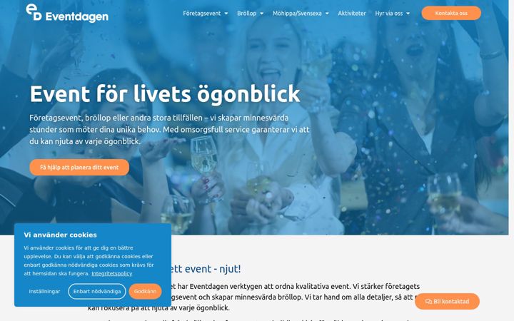Ekraanipilt saidist eventdagen.se