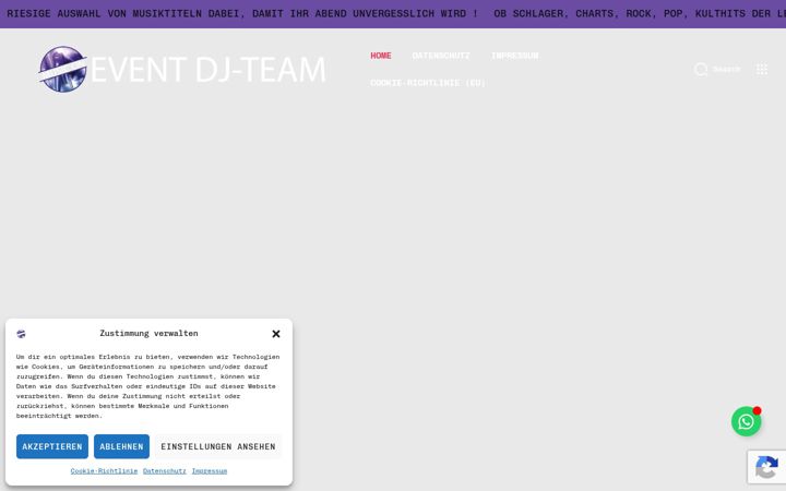 Screenshot of eventdjteam.de