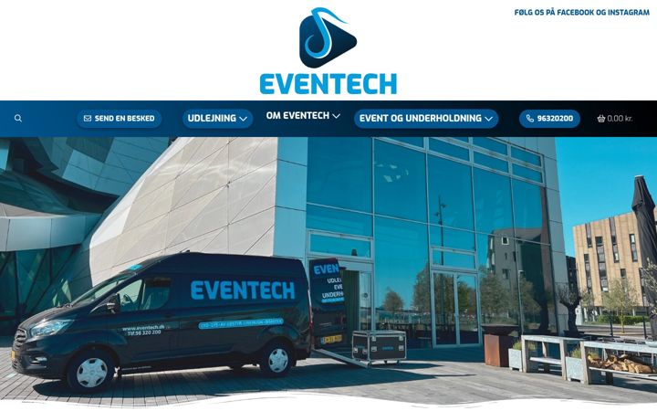 Zrzut ekranu eventech.dk