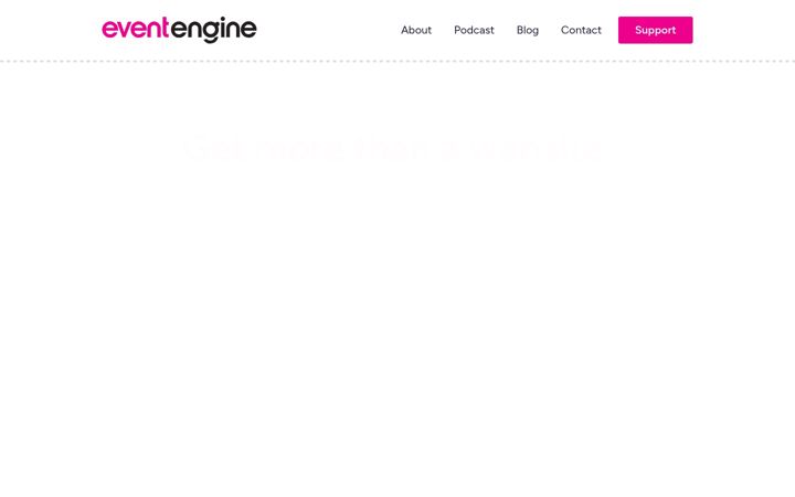 Screenshot of eventenginecast.com