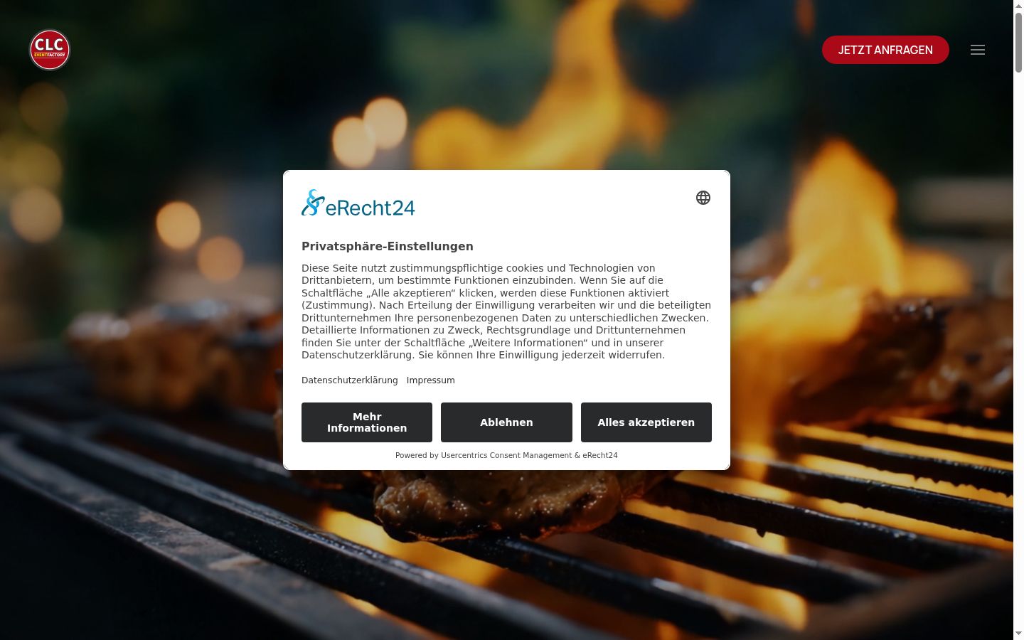 Zrzut ekranu banera zgody wyświetlanego przed jakąkolwiek interakcją