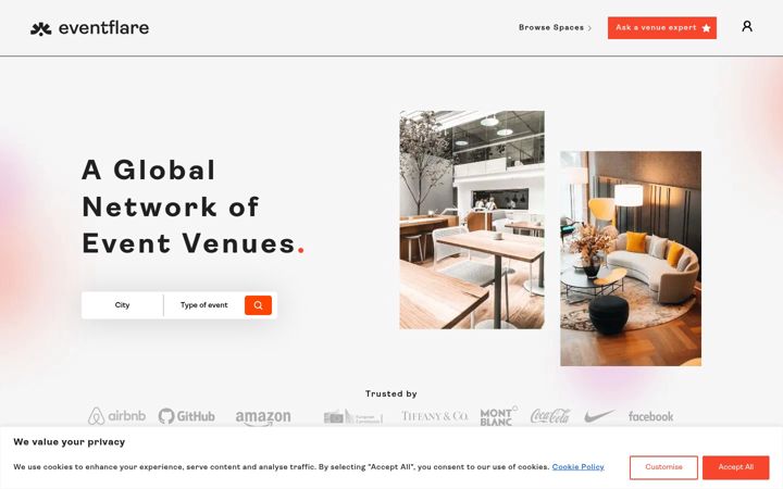 Zrzut ekranu eventflare.io