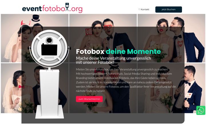 Screenshot of eventfotobox.org