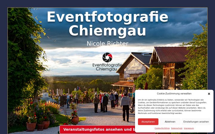 Screenshot van eventfotografie-chiemgau.de