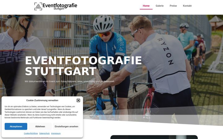 Screenshot of eventfotografie-stuttgart.com