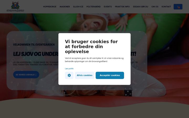 Zrzut ekranu eventgaarden.dk