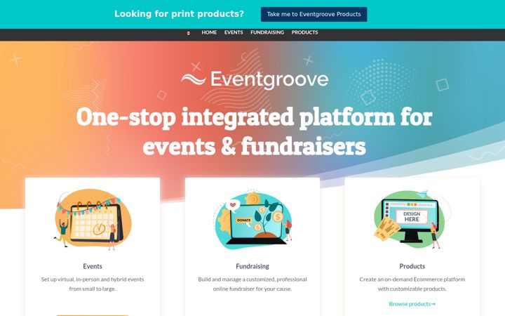 Screenshot of eventgroove.ca