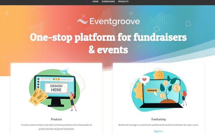 Screenshot of eventgroove.com.au