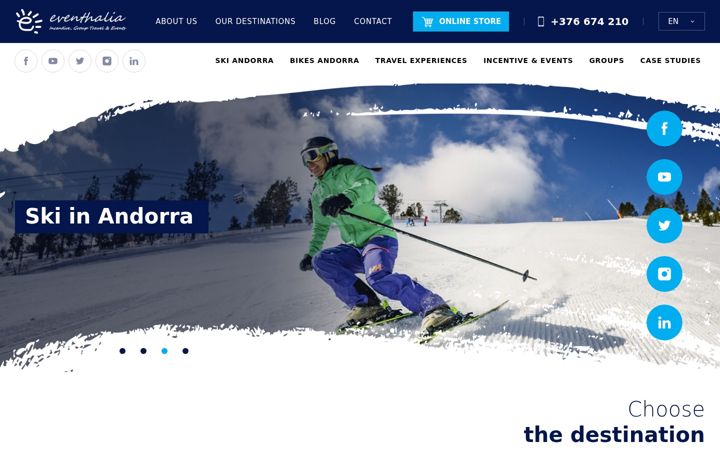 Screenshot of eventhalia.com