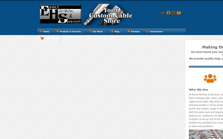 Screenshot of eventhorizon-srv.com