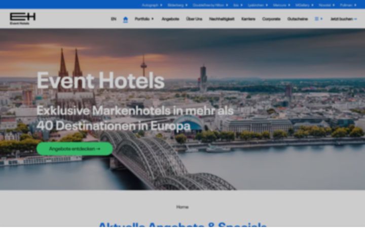 Screenshot of eventhotels.com