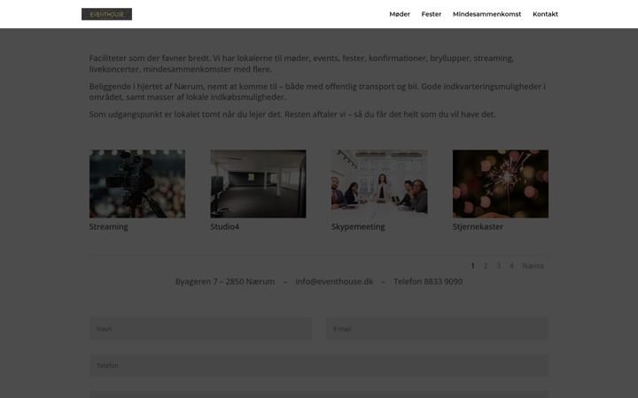 Zrzut ekranu eventhouse.dk