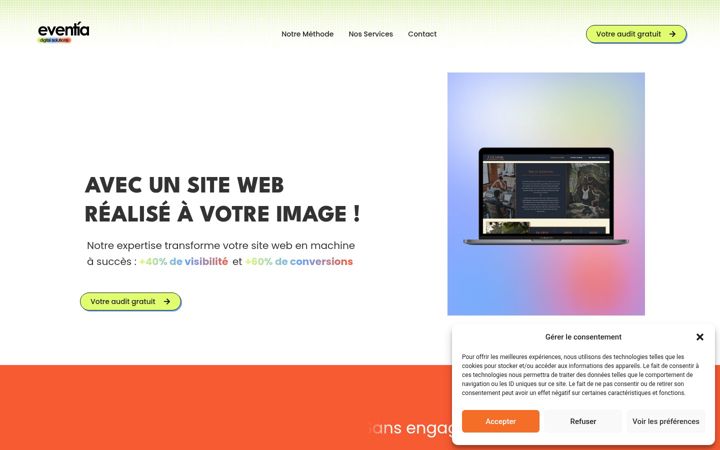 Screenshot of eventia-digitalsolutions.com