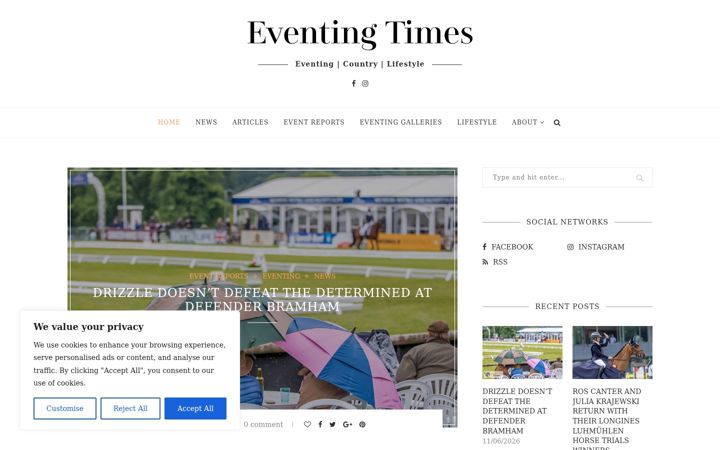 Screenshot of eventingtimes.com